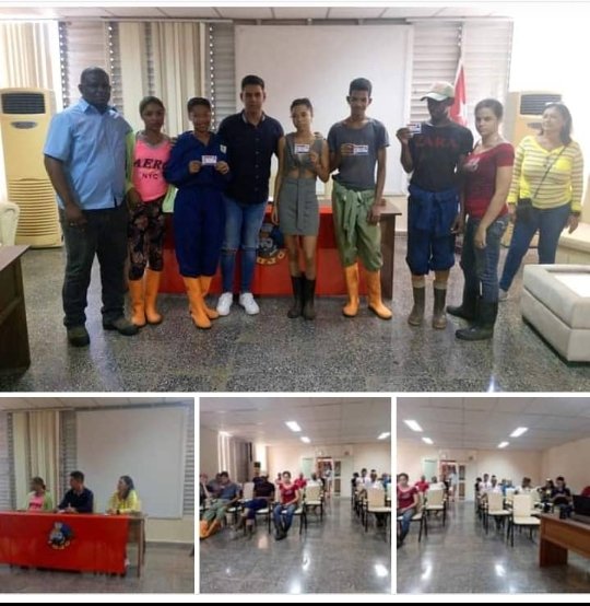 UJCdeCuba's tweet photo. Nuevos jóvenes ingresaron esta tarde como militantes a las filas de la #UJC en el Jardín Botánico Nacional 🍄🌲, quedando constituido de esta manera cu Comité UJC. 
A todos muchas Felicidades 🇨🇺💪🏻🇨🇺❤️...Hasta la Victoria Siempre.... 

#12CongresoUJC
#CreaTuFelicidad https://t.co/ggXkVLy76i