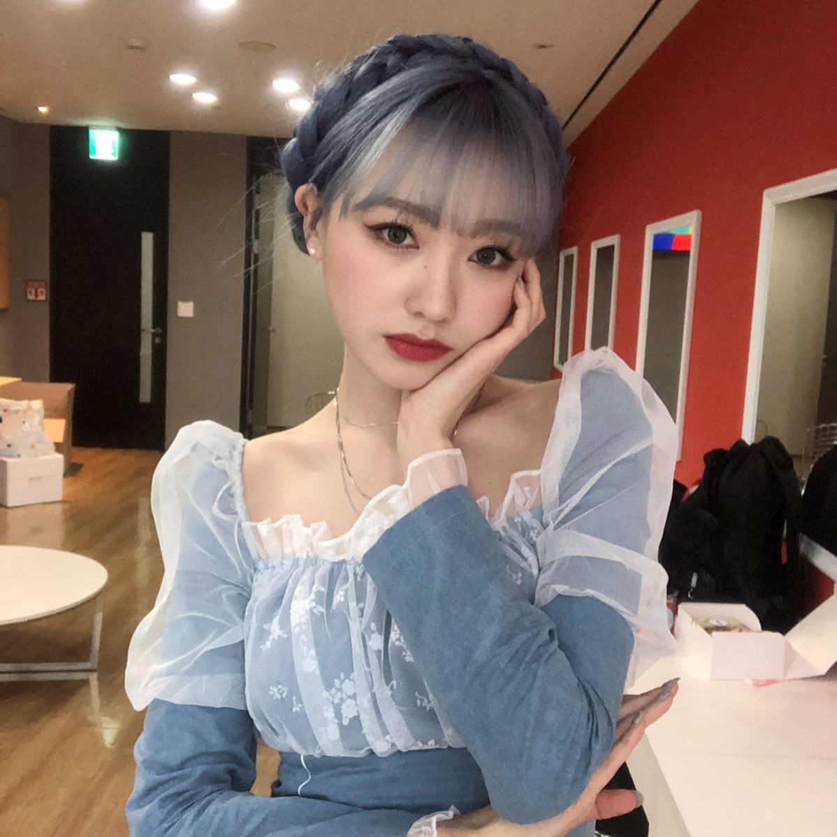 RYUV0ICE's tweet photo. Ya senté mí colita porque comienza mí #𝐒kıtty·𓊈𝕘ossı𝚙·𝕔ᥲll𓊉 y estoy más que lista para echarme el chisme con esta guapa, así que por un rato no me busquen 🤚🤚 https://t.co/56BHbmC0Qs