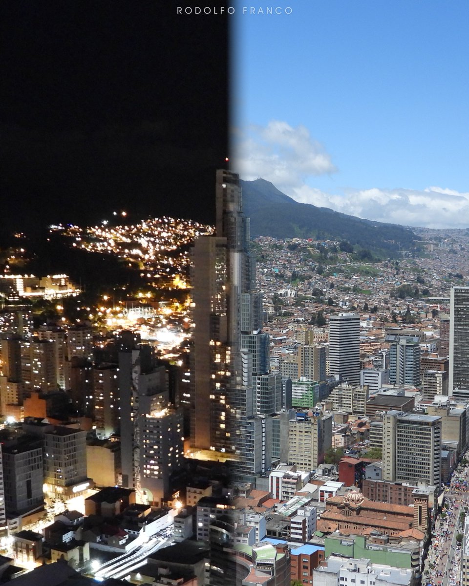 rodolfofrancoud's tweet photo. Día & Noche en el centro de Bogotá 📸😍
Fusión de vistas al BD Bacatá desde la Torre Colpatria
#nikon #bacata #bdbacata #torrecolpatria #bogota #diaynoche #dayandnight https://t.co/w7Yz6ROiXm
