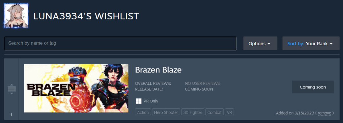 Luna3934's tweet photo. Can't wait for this game to be out!
#brazenvr https://t.co/TkXFo4lCVe