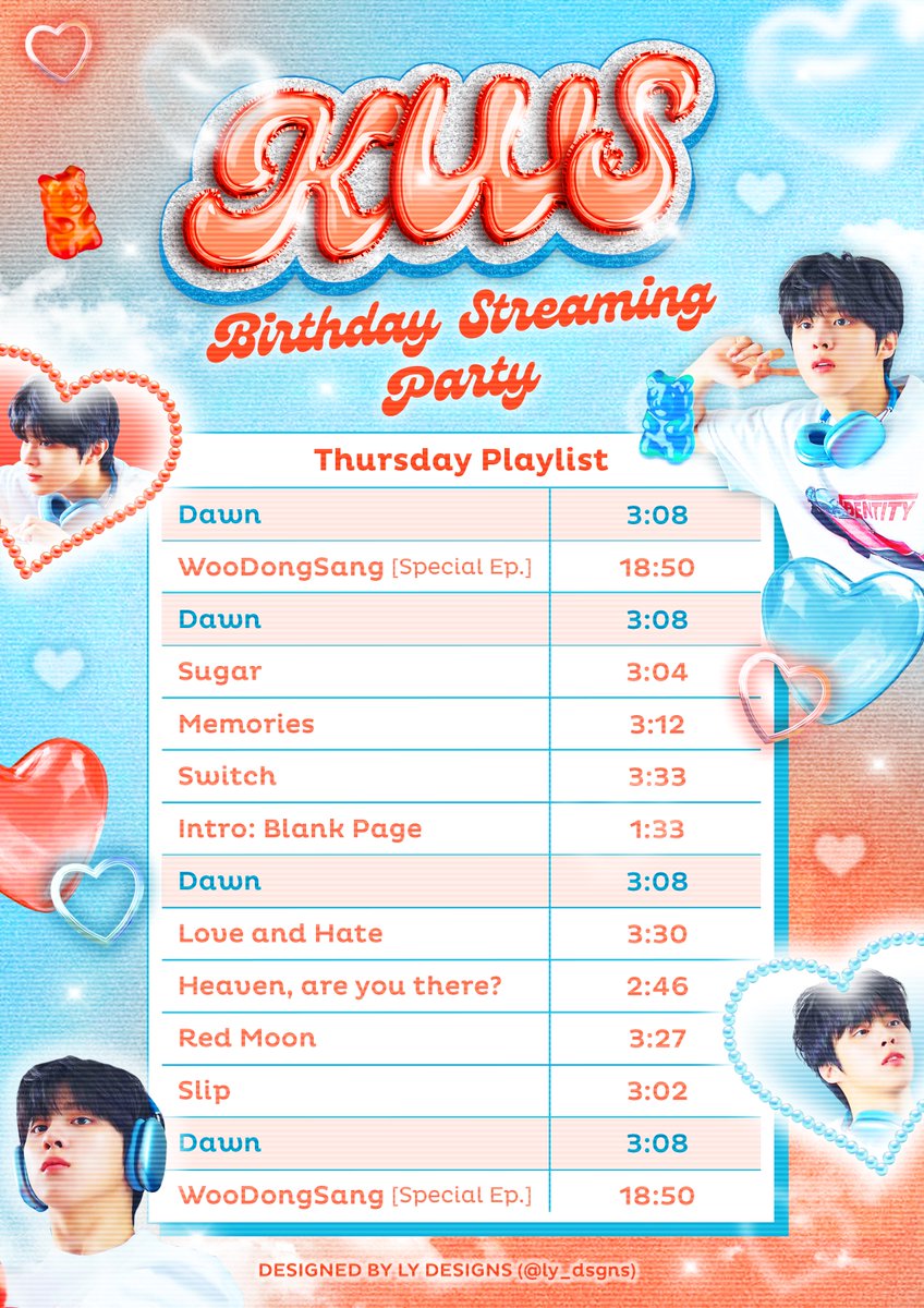 _KIMWOOSEOKPH_'s tweet image. KIM WOOSEOK [1027] BIRTHDAY STREAMING PARTY 🎶

Here&apos;s our Day 2️⃣6️⃣ Streaming Playlist 🌸

🔗 Thursday Playlist:
bit.ly/KWS_THURSDAYPL…

Happy streaming everyone! 💕💖
@KWS_official_ #KIMWOOSEOK #김우석