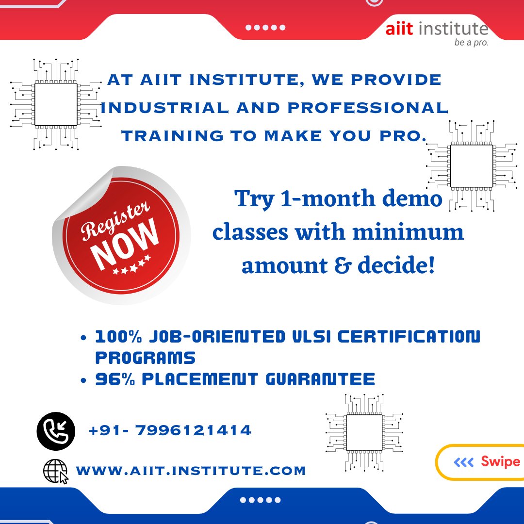 AIIT_INSTITUTE's tweet photo. About Moore's Law~
.
.
.
#aiitinstitute #vlsi #vlsicareer #vlsitraining #vlsijobs #semiconductor #training #bangalore #google #design #offlineclasses https://t.co/Hc7AZ7GPNu