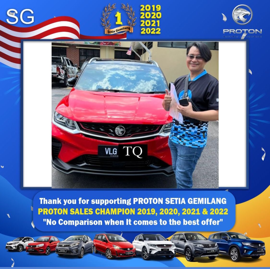 ProtonSha's tweet photo. Tq dan alhamdulilah Encik Adnan berjaya memiliki #protonx50 .. 🚗

Tq kerana memilih sy dan Setia Gemilang Protonsebagai #salesadvisorproton anda 👍🏻

.🚗  wsap sy utk details dan cek kelayakan loan anda 👇🏻👇🏻👇🏻

https://t.co/RftvV8R5UZ
https://t.co/RftvV8R5UZ https://t.co/eVN6o1UiLK
