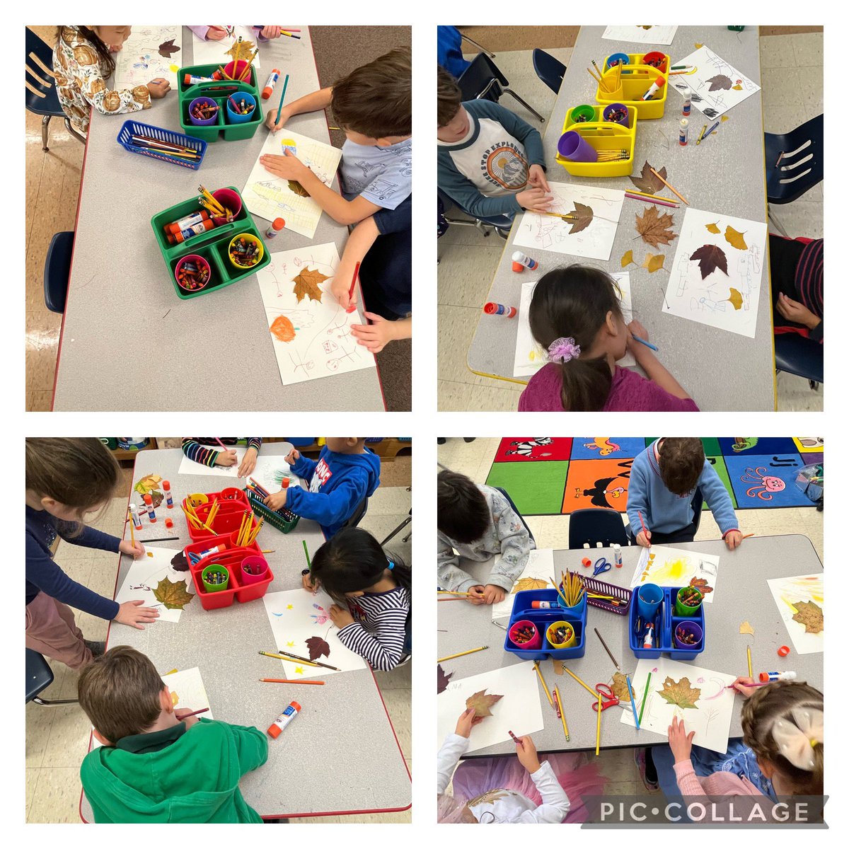 CStuetzFM's tweet photo. Amazing guest author and illustrator #AimeeSicuro came to visit us at FM! We made beautiful art using preserved leaves! @FoxMeadowSchool #scarsdalepride https://t.co/RiGrzQ4PxM