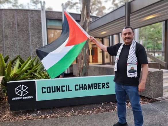 Canterbury-Bankstown City Council, Australia’s biggest council, has adopted a motion of solidarity with the people of Gaza. It voted to fly the Palestinian flag over the council offices “until a ceasefire is declared”. 

#greenleft #freepalestine #canterburybankstown