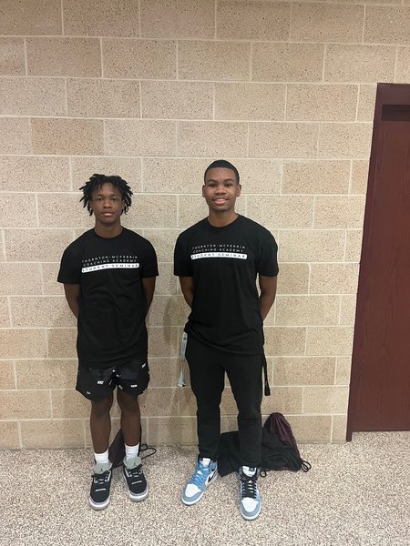 Rudder nation hoopers Kwinton &amp; Jade attending Texas A&amp;M University coaching academy. #rltw