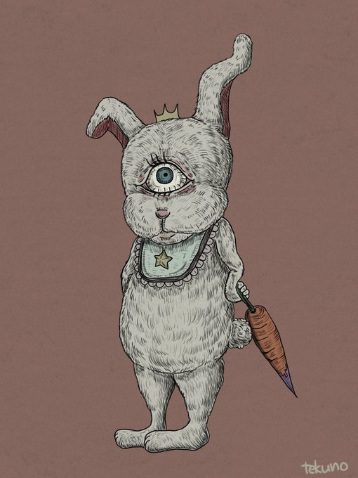 「rabbit costume simple background」 illustration images(Latest)