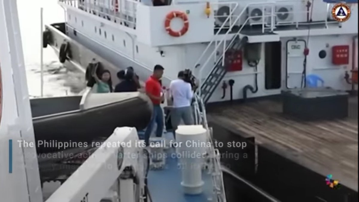 grumpy_y0's tweet image. It's astonishing how the PCG is fuming over a paint scratch but failed to express the same level of indignation toward what they deem an 'unmeant' Pacific Anna incident, resulting in the loss of 3 fishermen. If a picture paints a thousand words, it also debunks concealed honor.