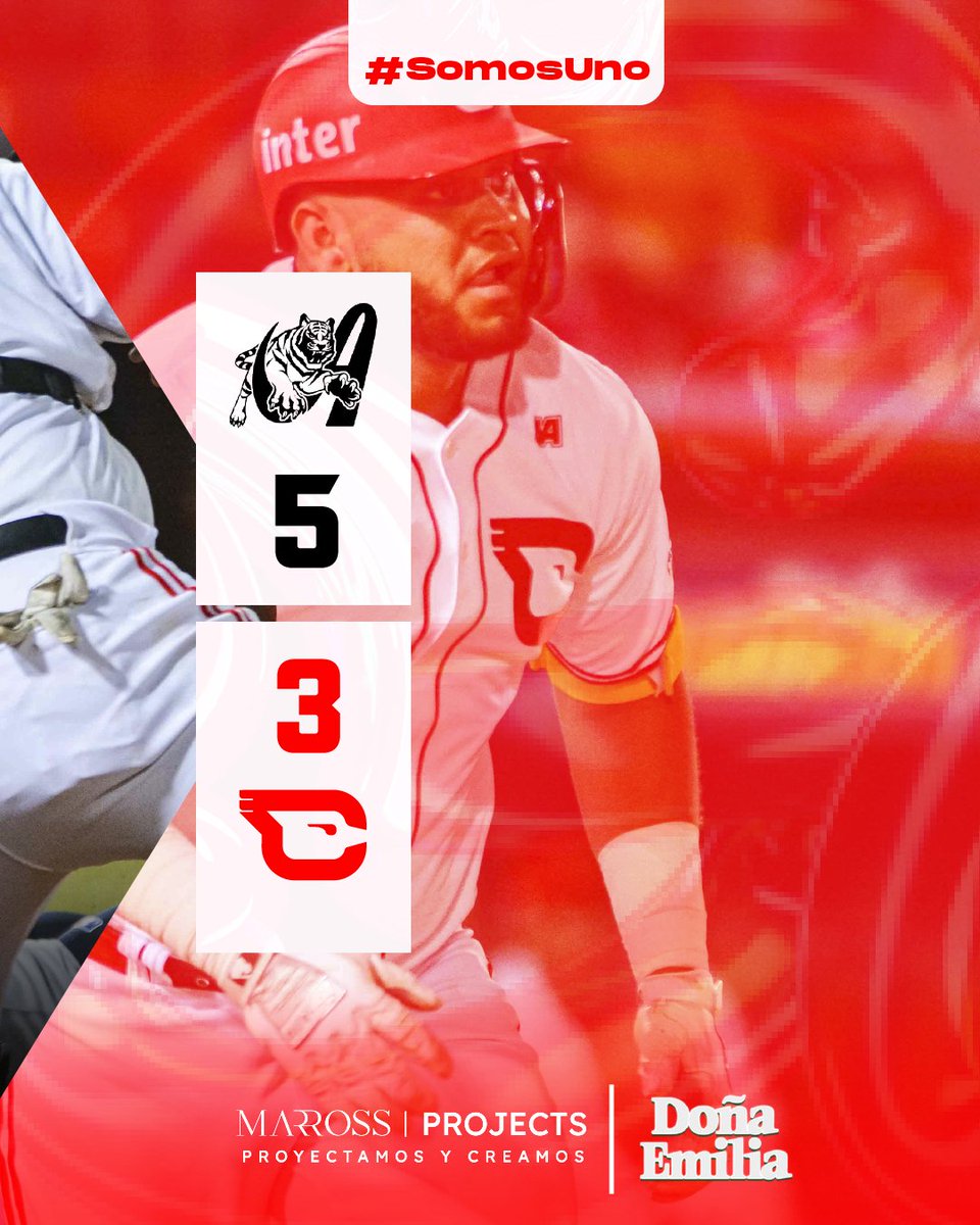 CardenalesDice's tweet photo. Resultado final del encuentro:
#Tigres 5 - 3 #Cardenales
Mañana recibimos a Bravos de Margarita a las 7:00 PM desde el Antonio Herrera Gutiérrez.
Presentado por #cafeflordearauca #marross #doñaemilia #facilitobet
#Cardenales #SomosUno 🆑 https://t.co/M0IoJD7h2u
