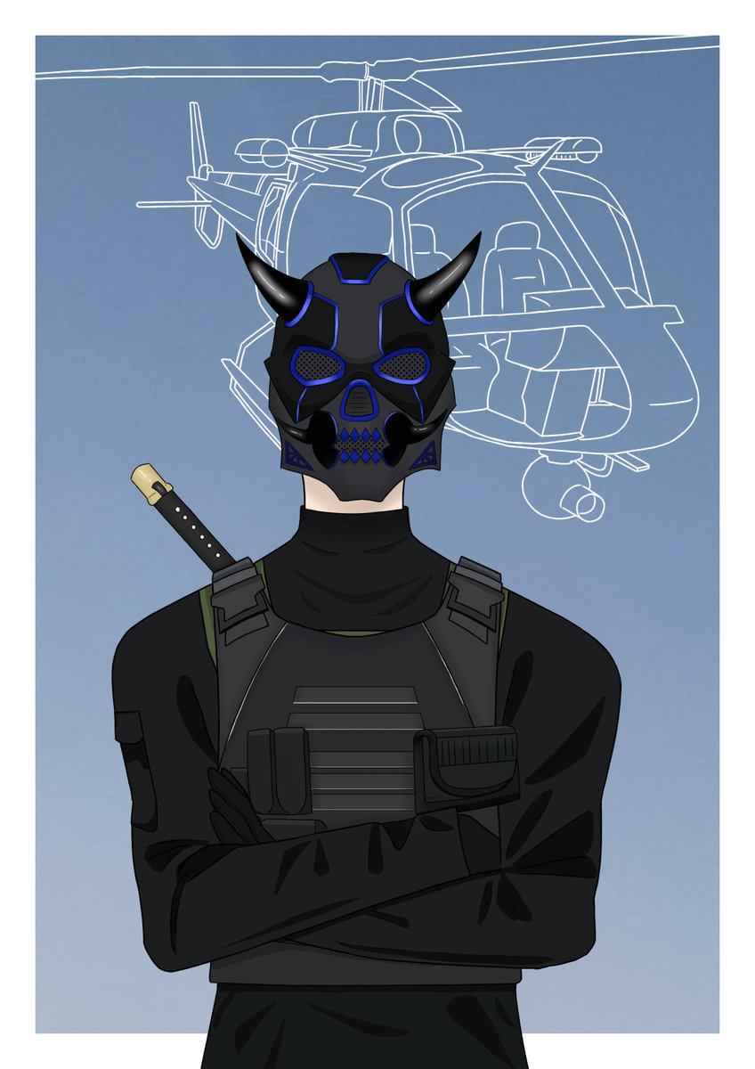 ヘルメット難しい〜 #青井らだお #ストグラファンアート #ストグラ警察