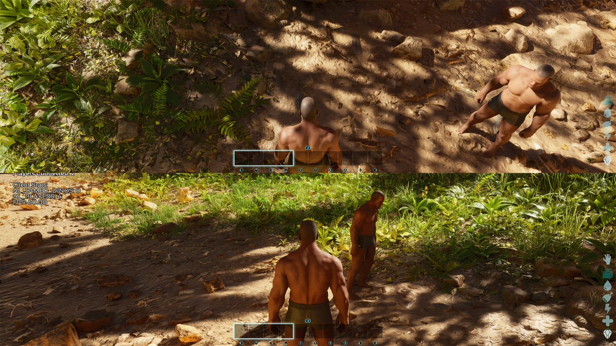 Working on it... working on it... gotta get all the servers up... in the meantime... did you know ARK Survival Ascended supports splitscreen for up to 4 players? (On all platforms.)