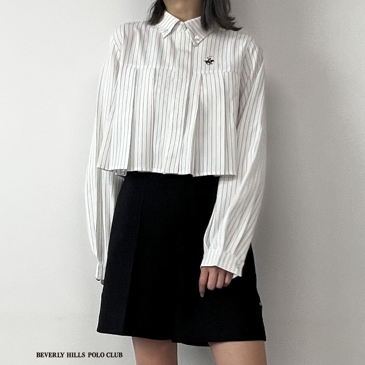 NICOLECLUB_'s tweet photo. \NEW ITEM/
【BEVERLY HILLS POLO CLUB】クロップドプリーツブラウス¥6,490(税込)
グレー・オフ・ネイビーの3色 webshop>https://t.co/vQwViB2lRW
#NICOLECLUB
#ニコルクラブ
#BHPC
#BEVERLYHILLSPOLOCLUB
#ビバリーヒルズポロクラブ https://t.co/jGU5lOMEXW
