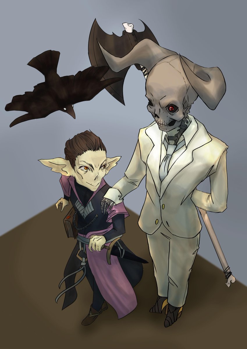 The dapper Lovely and Bitch #DnD #dndart