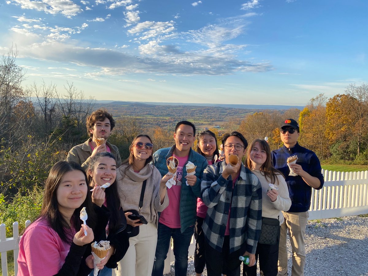 Awesome <a href="/WCM_IMP/">Immunology & Microbial Pathogenesis (IMP) Program</a> fall retreat with this fun group of individuals. Great science… followed by apple picking, cider tasting, korean bbq, and the best ice cream in the Hudson valley! I’m extremely fortunate to learn more about our immune system from these brilliant folks each day.