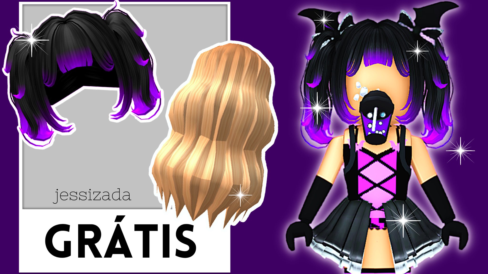 jessizada on X: 👾 AGORAAAAAAAAAAAAAAA! COMO GANHAR 5 CABELOS GRÁTIS NO  ROBLOX EM 2023 FREE HAIR Video:  Discord:   #roblox #robloxugc #robloxugcgratis #robloxugcfree  #robloxfreelimited