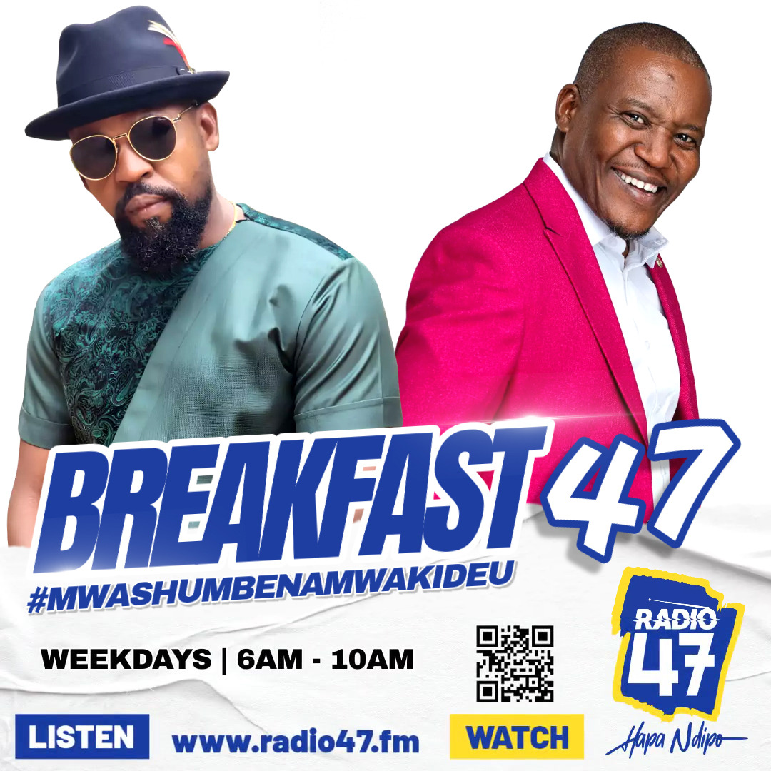 Good morning team #MwashunbeNaMwakideu Hit or miss? We never miss! #TBTEdition vibes got us feeling nice and great with @Mwashumbe01 @Alex_Mwakideu #HapaNdipo #MwashumbeNaMwakideu Wavuti: radio47.fm
