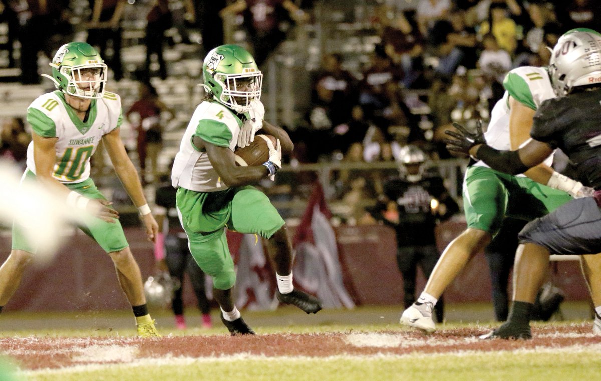 Lake City Sports (@lcr_sports) on Twitter photo If Suwannee coach Kyler Hall gets his way Friday, the Bulldogs’ defense will get a big helping hand from its offense to help keep Wakulla in check from its own offense with the District 4-2S title on the line.
<a href="/jlwachter/">Jamie Wachter</a>: tinyurl.com/5fa86bjc If Suwannee coach Kyler Hall gets his way Friday, the Bulldogs’ defense will get a big helping hand from its offense to help keep Wakulla in check from its own offense with the District 4-2S title on the line.
<a href="/jlwachter/">Jamie Wachter</a>: tinyurl.com/5fa86bjc