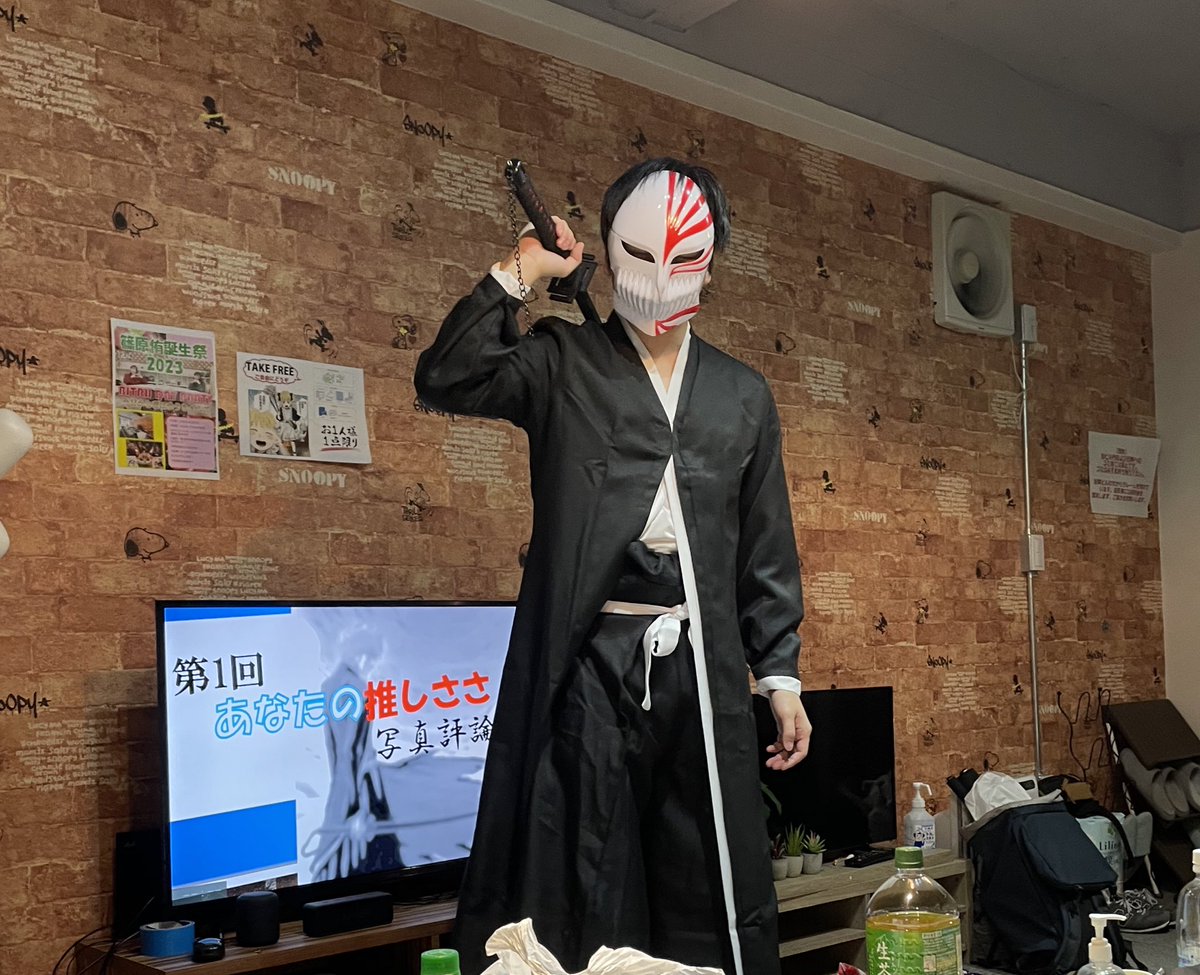 humihiko's tweet photo. ささ生誕祭に現れた謎の黒崎一護が好きすぎてサァ… https://t.co/yYXcIbpFzu