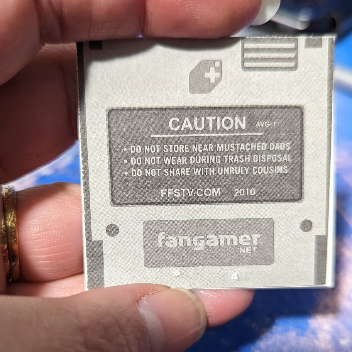 KelticAngel16's tweet photo. Hey @FarFromSubtle and @MissBlow 
Look what I found tucked away
Original merch tag!! 😁 https://t.co/00iIHDYJGH