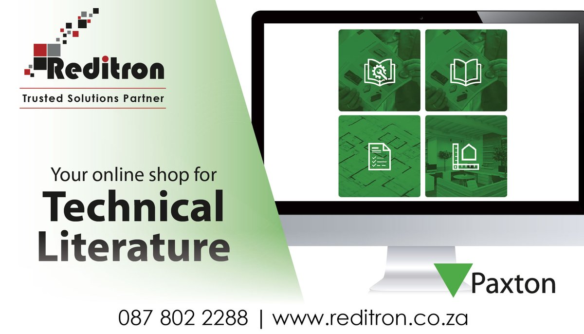 Reditron's tweet photo. Follow this link to get the assistance you need: https://t.co/1iDQKnrmTu.
• Datasheets
• Application notes
• Instructions
• Drilling templates &amp; schematics

All Paxton Products are available at your local Reditron branch or speak to your Account Manager for more information. https://t.co/Go4eCc7j5k