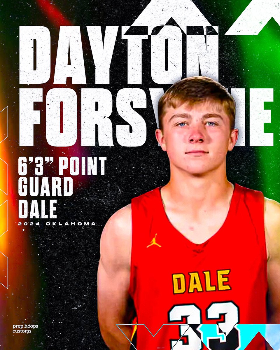 6'3 PG Dayton Forsyth (<a href="/ForsytheDayton/">Dayton Forsythe</a>) out of Dale HS is one of the top prospects in Oklahoma's Class of 2024!

Check out his Prep Hoops Profile: prephoops.com/player/dayton-…