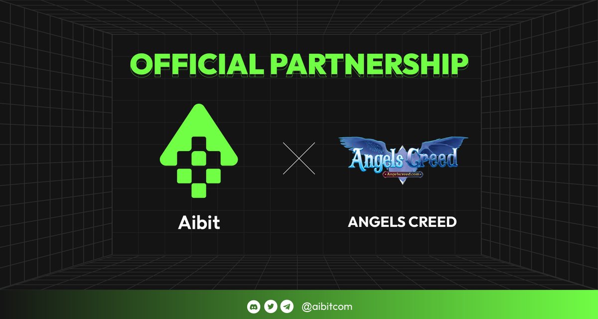 Aibit (@aibitexchange) on Twitter photo 🚀 Exciting news! We're thrilled to announce an official partnership with <a href="/AngelsCreedGame/">Angels Creed|Play To Earn</a>, a Play-To-Earn RPG Game Built On Binance Smart Chain.
Get ready for more fun and rewards as we join forces. Stay tuned for epic adventures! 🎮💰
#Aibit
#Gaming
#PlayToEarn 🚀 Exciting news! We're thrilled to announce an official partnership with <a href="/AngelsCreedGame/">Angels Creed|Play To Earn</a>, a Play-To-Earn RPG Game Built On Binance Smart Chain.
Get ready for more fun and rewards as we join forces. Stay tuned for epic adventures! 🎮💰
#Aibit
#Gaming
#PlayToEarn
