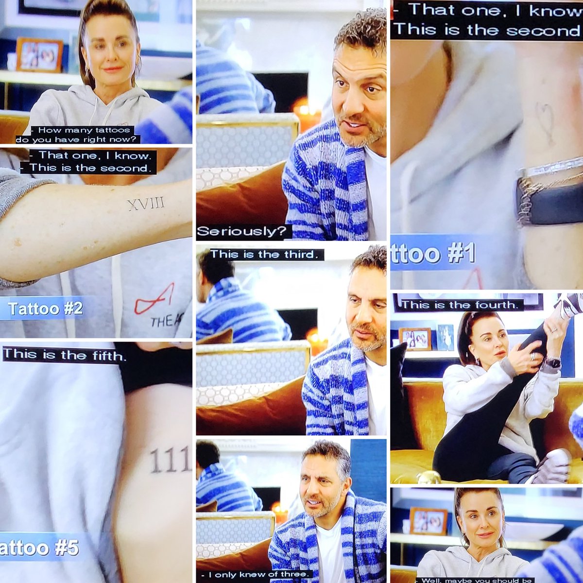 IfMarys's tweet photo. I laughed at the tattoo edit, like Mo hadn't been checked out. The past 3 seasons he's wandered around semi-shirtless, high as Denali, rocking beads and not giving an F. #RHOBH #RHOBHPremiere https://t.co/kTVGoXv0p7