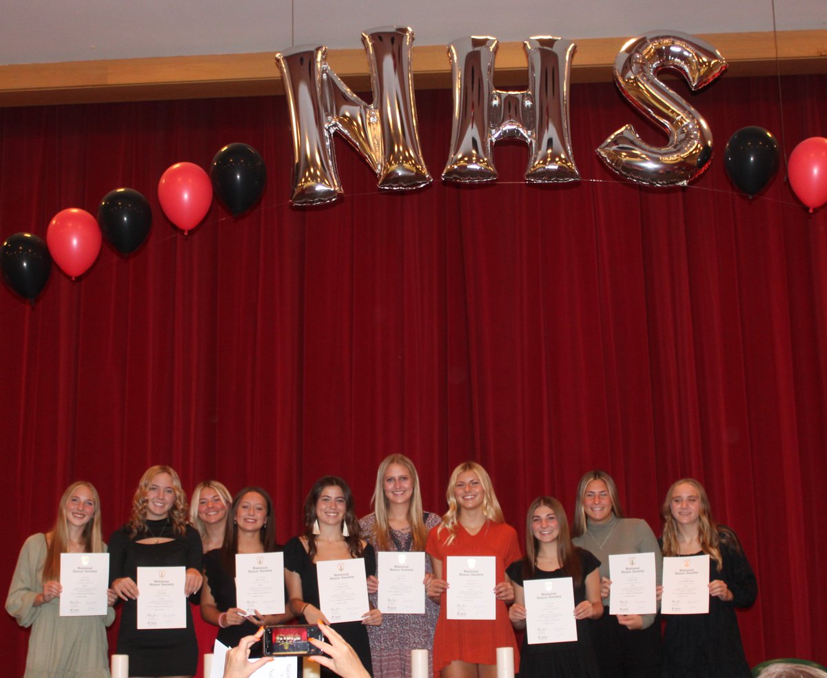 A quick pause from soccer for NHS Induction Night
All that and a bag of chips...