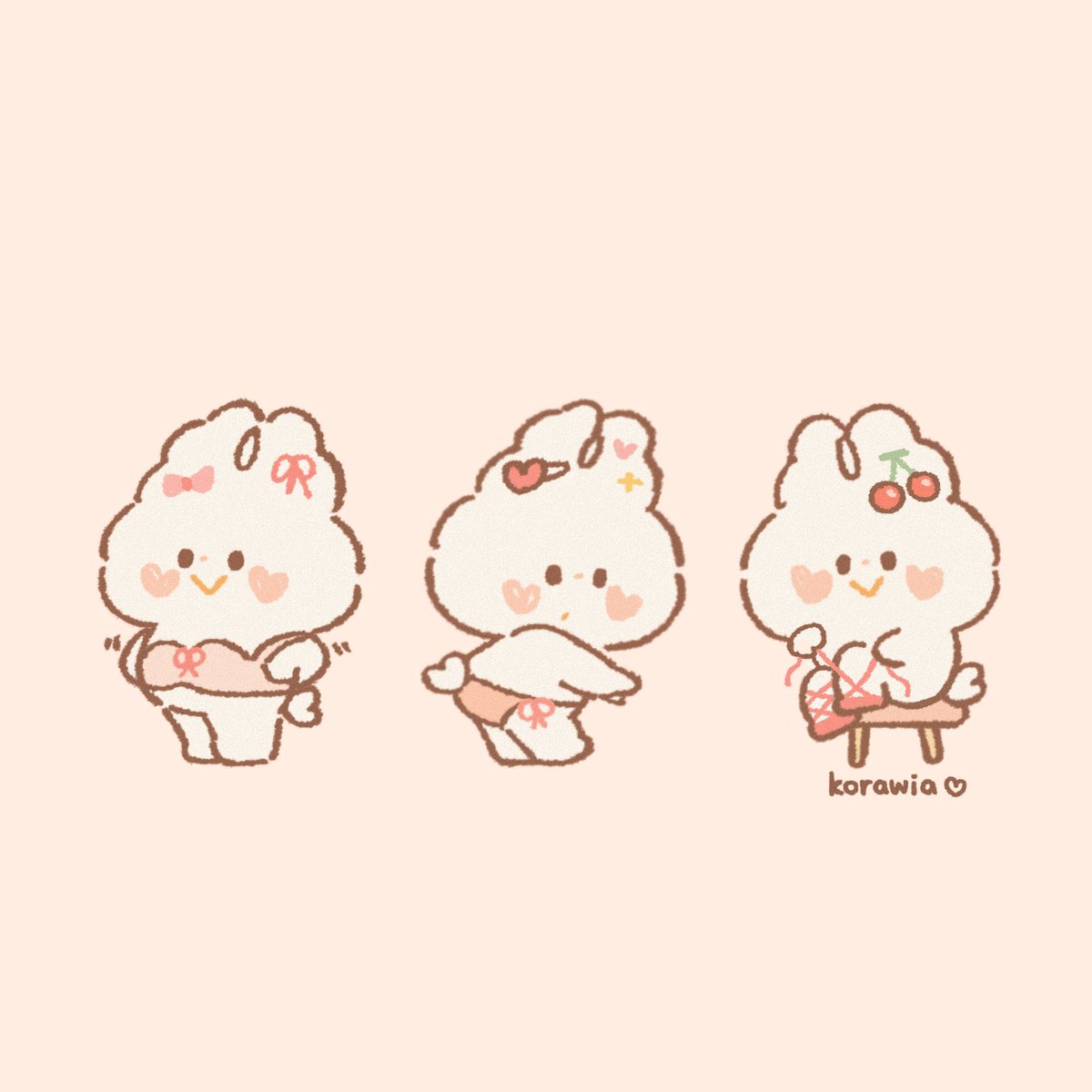 วันนี้ตุ่ยไม่โป๊นะค้าบ ตุ่ยก็แต่งตัวเป็นนน 🧁🎀🩰💖 #korawia