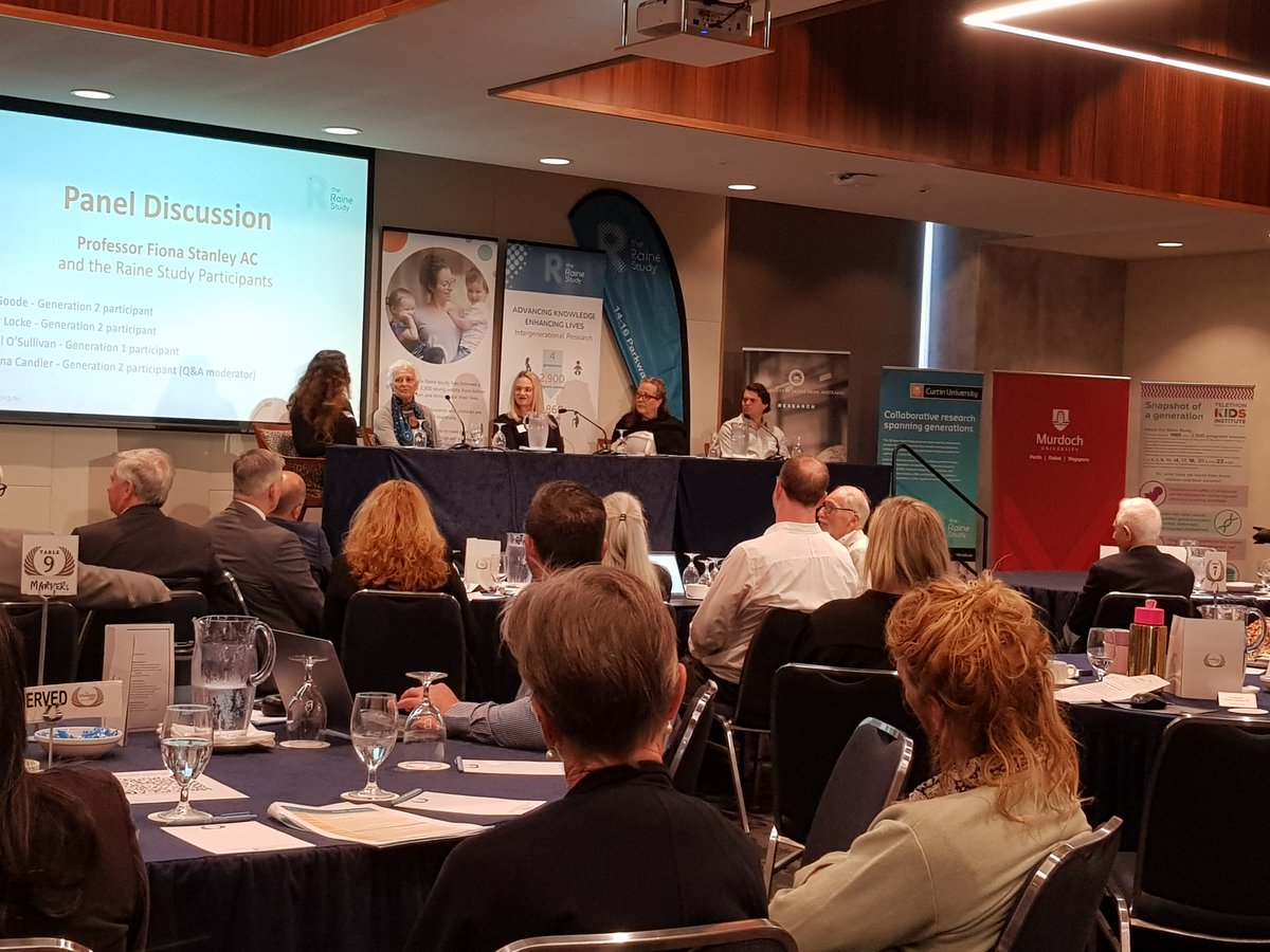 Western Australian Health Translation Network (@wahtn1) on Twitter photo Professor Fiona Stanley AC taking part in the <a href="/RaineStudy/">RaineStudy</a> Symposium 2023 - an exciting day showcasing findings, discussing future research pathways and highlighting the excellence of the Raine Study. #MedicalResearch #HealthTranslation Professor Fiona Stanley AC taking part in the <a href="/RaineStudy/">RaineStudy</a> Symposium 2023 - an exciting day showcasing findings, discussing future research pathways and highlighting the excellence of the Raine Study. #MedicalResearch #HealthTranslation