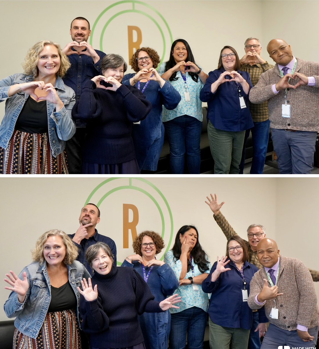 DocJCLuebke's tweet image. Laughing while leading.

Having fun while we work.

Levity as we lead change.

This is how we do it at Relay Resources! It’s a pleasure to work with this motivated and committed executive team in delivering our mission of cultivating meaningful work for people with disabilities!