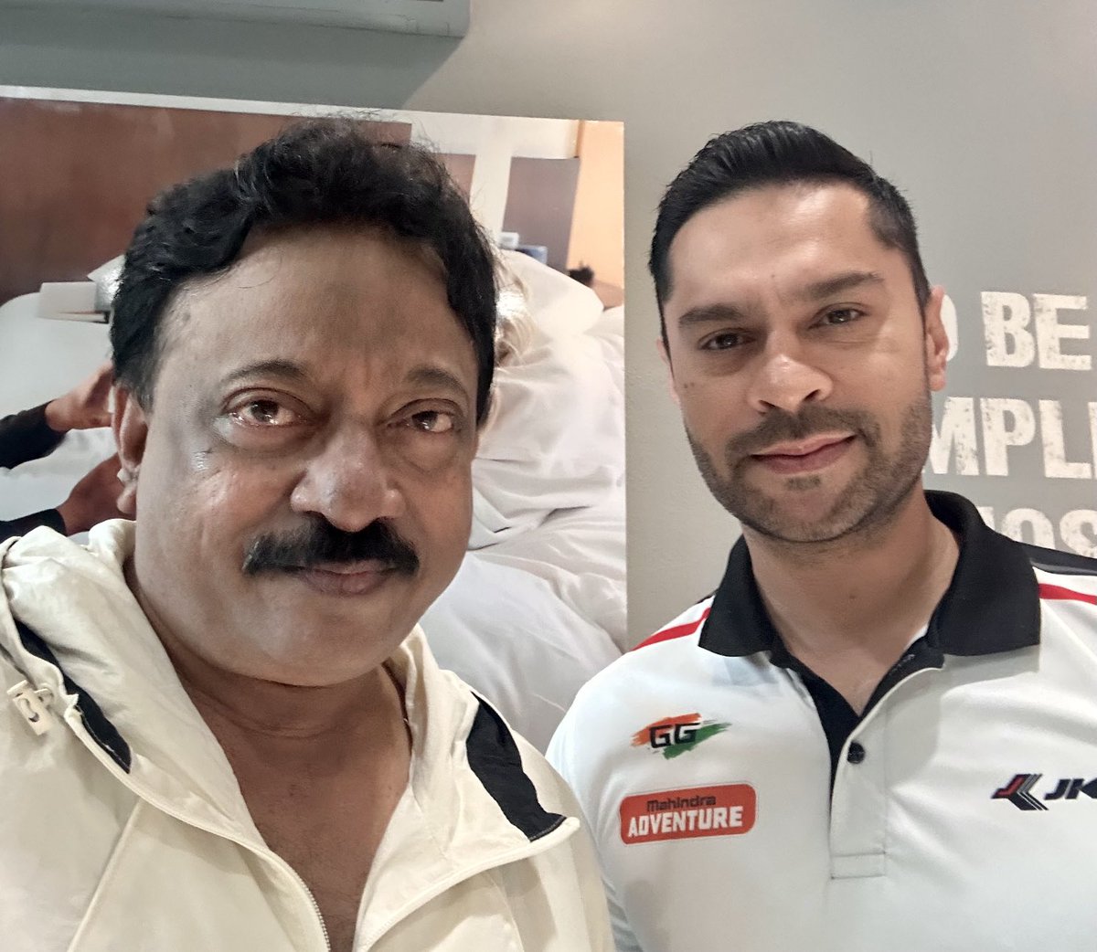 Honoured to have THUNDER RACER Gaurav Gill <a href="/Gillracing/">Gaurav Gill</a> visiting RGV DEN ..Soon collaborating on INDIA’s 1st MOTOR SPORTS driven ACTION film ..Rrrrrrrrrrrr!