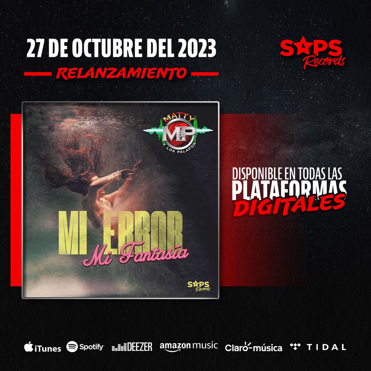 Descubre el corazón y el arrepentimiento en "Mi Error, Mi Fantasía". 🎶
onerpm.link/445215254110