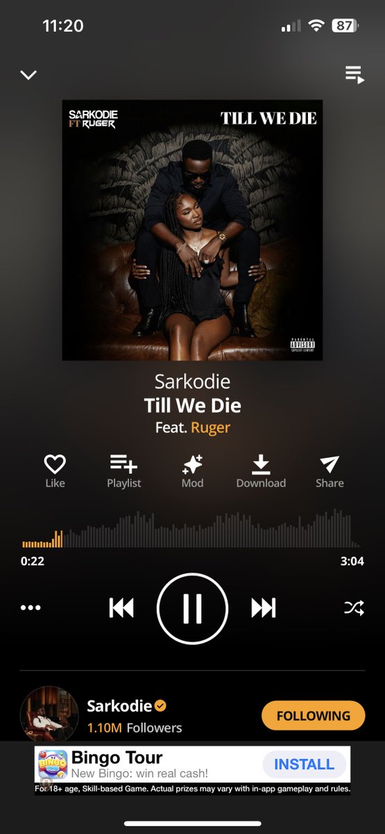 RockenPeter's tweet photo. @sarkodie Here I go #TillWeDie @sarkodie 🍾 https://t.co/6NriaJ2Uy0