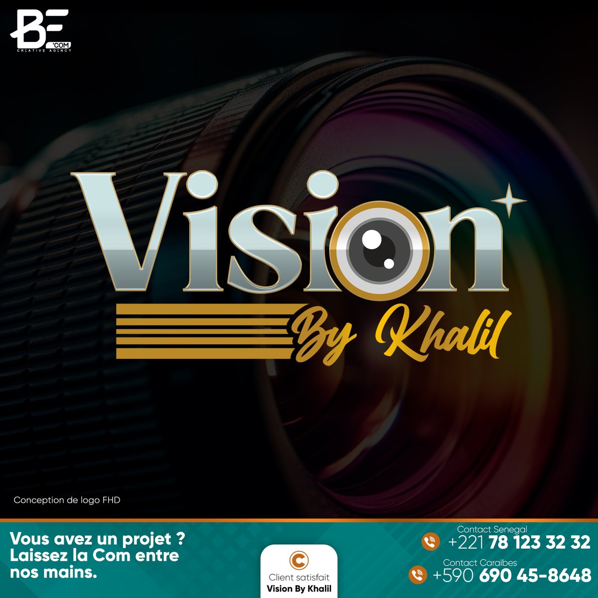 agencebecompub's tweet photo. Nouveau logo pour Vision By Khalil 🎨 !

Nous travaillons sans relâche pour donner vie à la vision de nos clients.

#Design #LogoDesign #BECOMCreative #VisionByKhalil #branding #Logo #conceptionlogo #LogoCreation #BECOM #LogoInspiration #design #marketingdigital #IdentityDesign https://t.co/RuT9yTSOlz