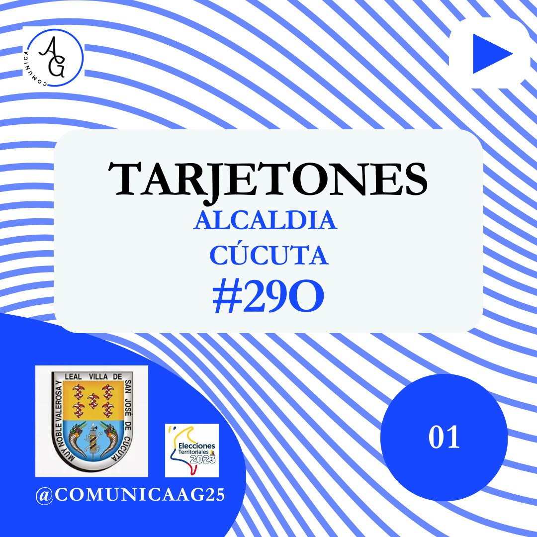ComunicaAG's tweet photo. 💙💙 Comunica a partir de la información encontrada en la web, la Registraduría y el Consejo Nacional electoral (CNE), 
#ComunicaAG #Comunica #Elecciones #Candidatos #Alcaldia #Cúcuta #CNE #RNEC #29O https://t.co/sjR0qO67JK