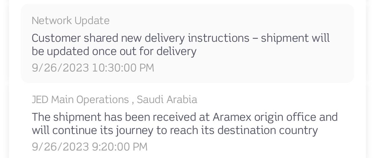 mgabed's tweet photo. @Aramex_KSA وهذا معلومات الاستلام وزودتكم بموقع الاستلام من قبل شهر https://t.co/8E5zO2vFyH