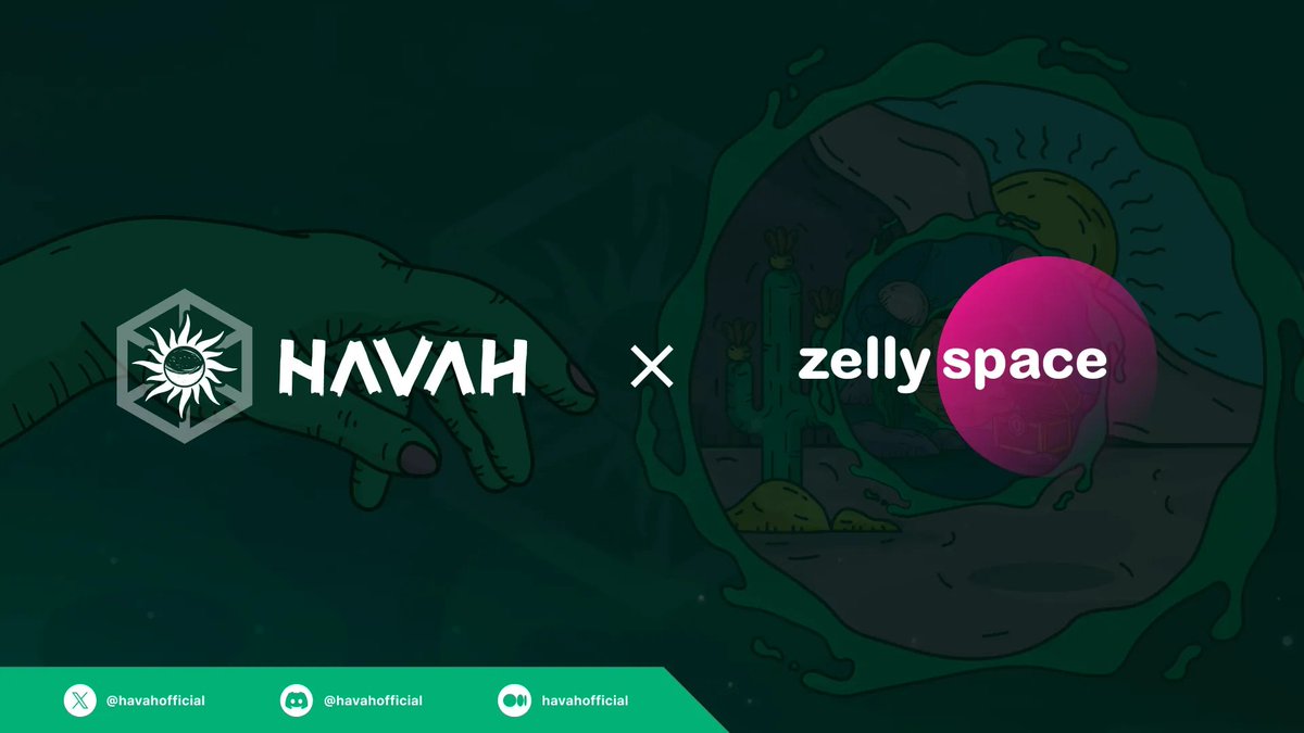 [Partnership Announcement]

#HAVAH, Signs Interchain Technology Partnership with #Zellyspace (<a href="/MetaZellys/">MetaZellys</a>)

A WEB3 brand planning company, Zellyspace provides services like ZellysArt, which links online and offline art with the goal of digital assets being widely adopted, and the