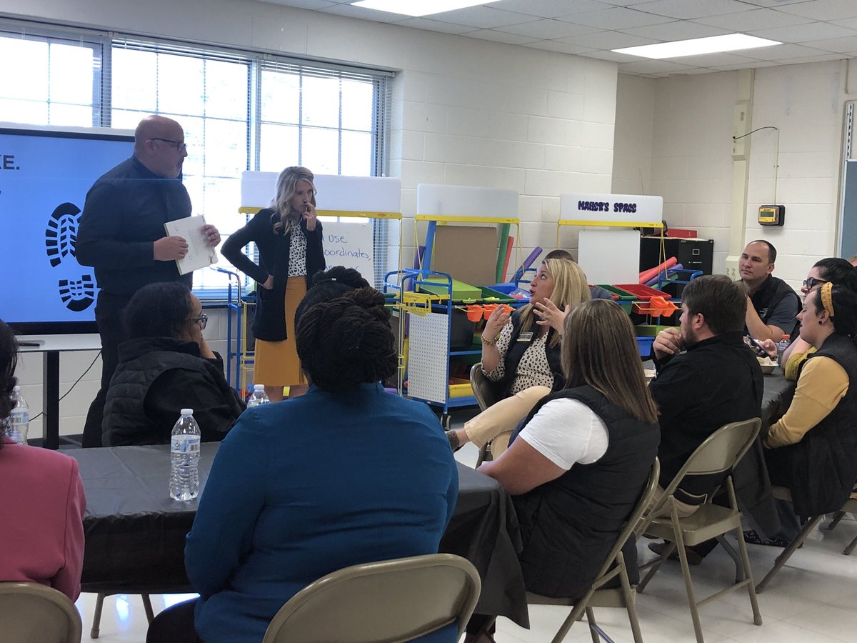 brosenbalm's tweet photo. Fantastic @AppstateRCOE @NCPFellows Leadership Day (#6!) at @appstateacademy today! Our Fellows learned innovative new approaches to structuring school processes and networked w/ amazing leaders! Thank you for hosting us @reederh @smgaillard @ESidden @AmieSnow17! @KimberlyKmoney https://t.co/8GIRrvW1Wa