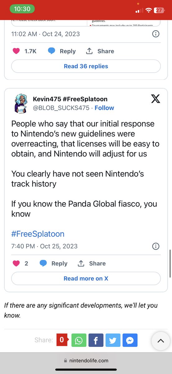 Well guys

I made it

I’m on a Nintendo Life article XD

nintendolife.com/news/2023/10/n…

#FreeSplatoon
