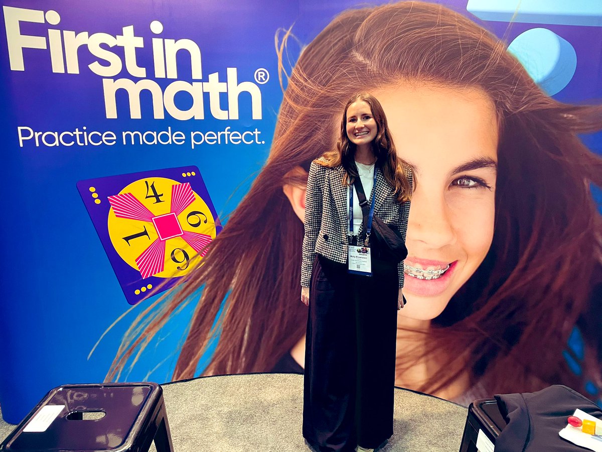 Math teacher walked by &amp; said, “I was the 24 Game Champion in my elementary school &amp; I grew up to be a math teacher!” <a href="/NCTM/">NCTM</a> <a href="/MathEdLeaders/">NCSM: Leadership in Mathematics Education</a> <a href="/RobertSun24/">Robert Sun</a> <a href="/FirstInMath/">First In Math</a>  <a href="/AboutImpact/">Monica Patel</a>