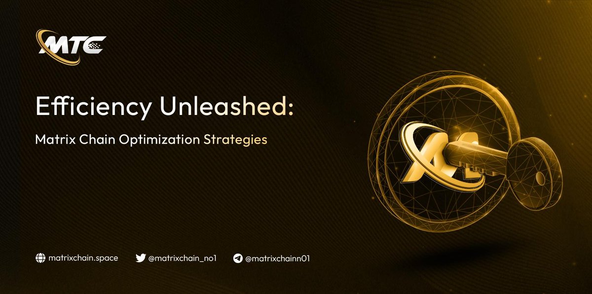 Unleash Efficiency with Matrix Chain Optimization Strategies! 🚀💼

Discover how we're revolutionizing the blockchain landscape with cutting-edge optimization methods. Join us in the pursuit of efficiency excellence! 🔗🌟
#MatrixChain #EfficiencyRevolution #OptimizationStrategies