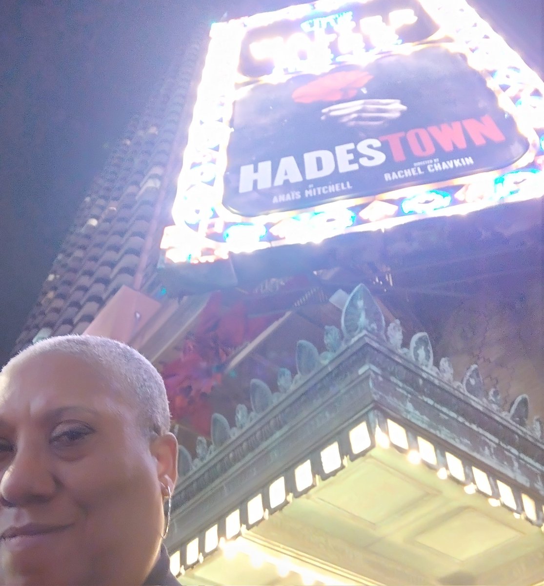 musicalgypsi's tweet photo. What a Happy Humpday! Flew into New York today for Drama Bookshop Day (26th)  and other events. Went to see HADESTOWN tonight with a couple of LINFAM. It was outstanding!
More fun tomorrow! https://t.co/QludFhNuE1