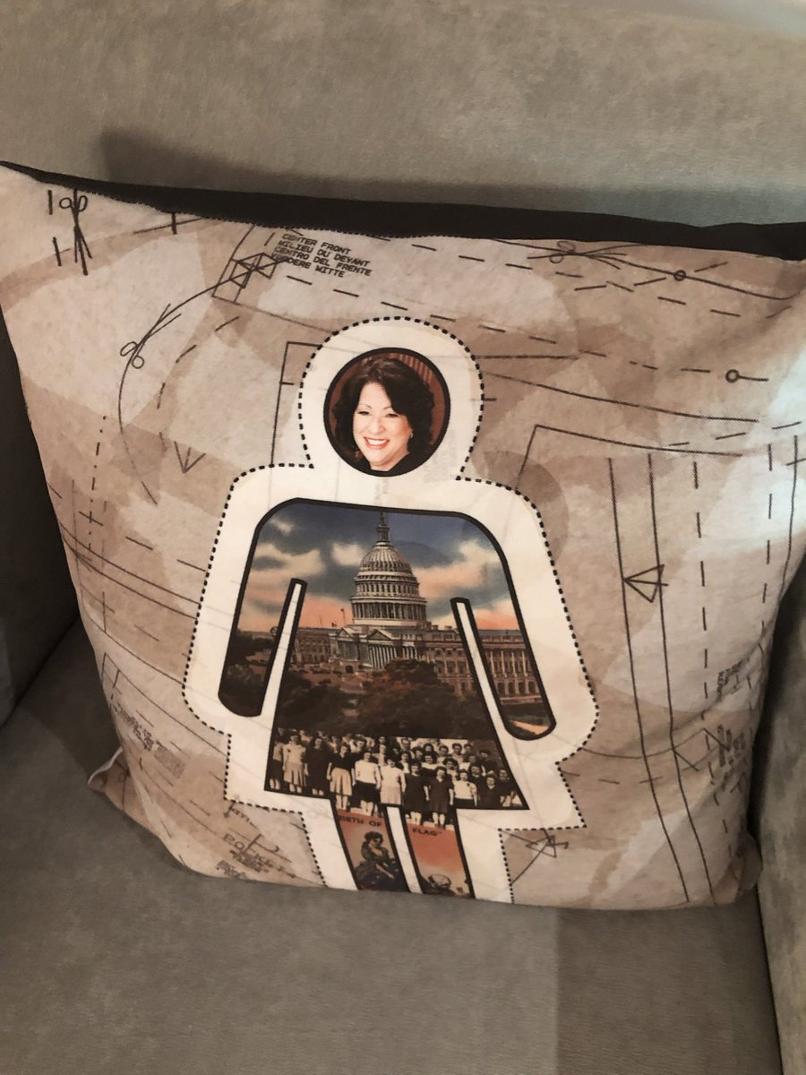 vitranphd's tweet photo. @strowhiro Is this a DC hotel thing? My sister was there last week for a conference (different hotel) and she had this pillow: https://t.co/fR7wS3ATUp