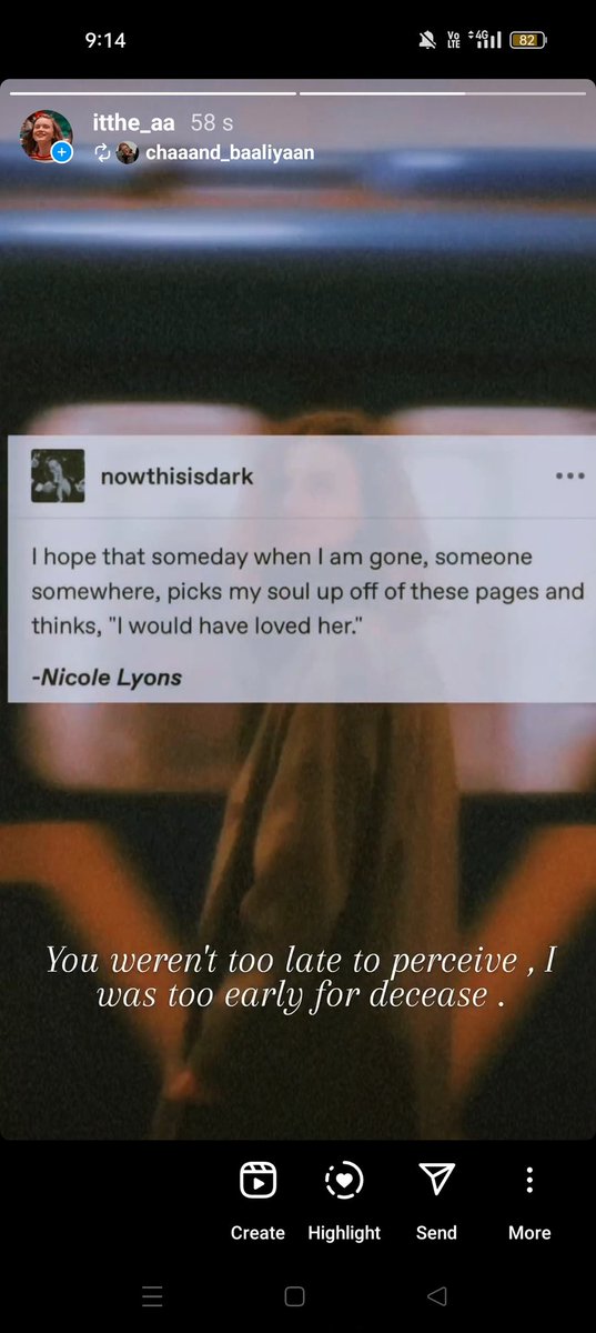 You weren't too late to perceive , I was too early for deceive .