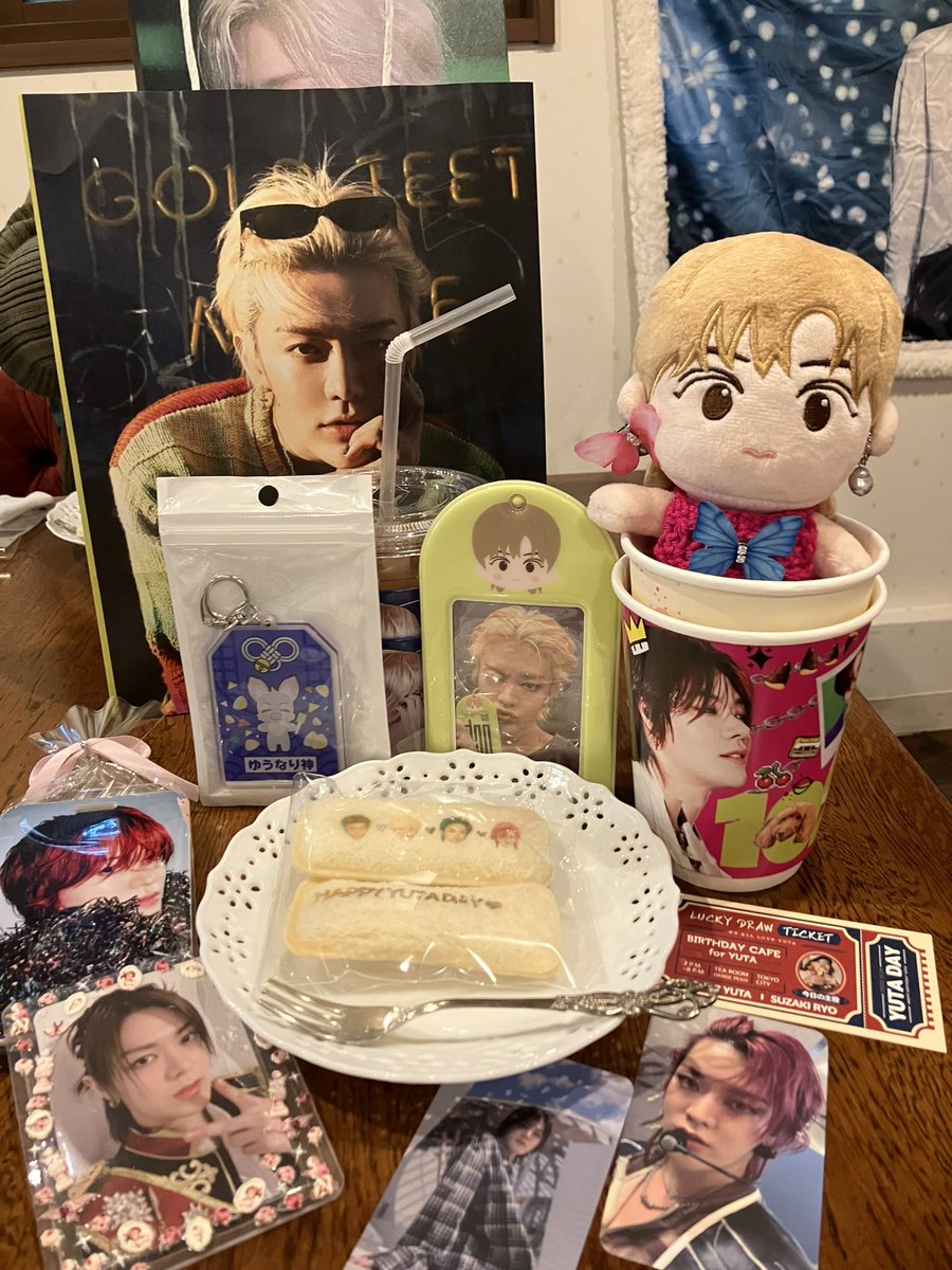 今年もオレンジペコさんに行けました✨
バナーが本当に素敵🥹💗
悠太くん愛に包まれた優しい空間です🥰　
<a href="/eventforyuta/">YUTA誕生日カフェ</a> 様今までありがとうございました♡
今日も素敵な1日を🍒
#HAPPYYUTADAY
#OsakaRockstarYUTA
#世界の宝中本悠太わたし達の誇り
#자_다같이외쳐보자_유타생일
