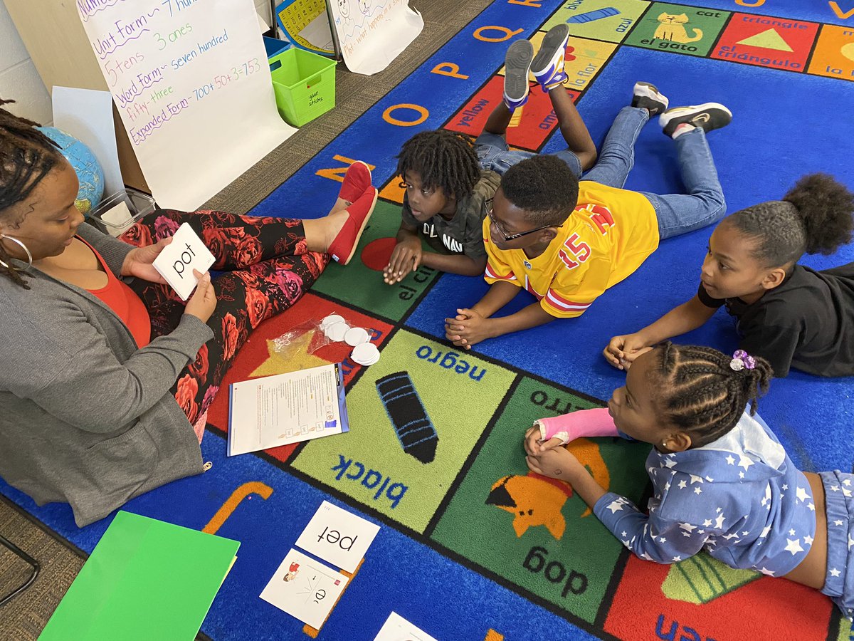 IntegrateJen's tweet photo. As a coach, I get to be in lots of classrooms! Here’s some highlights from our small group time! Our students love the customized approach and our teachers &amp; aides are the best! @HazelgroveKck https://t.co/7A93iT675D