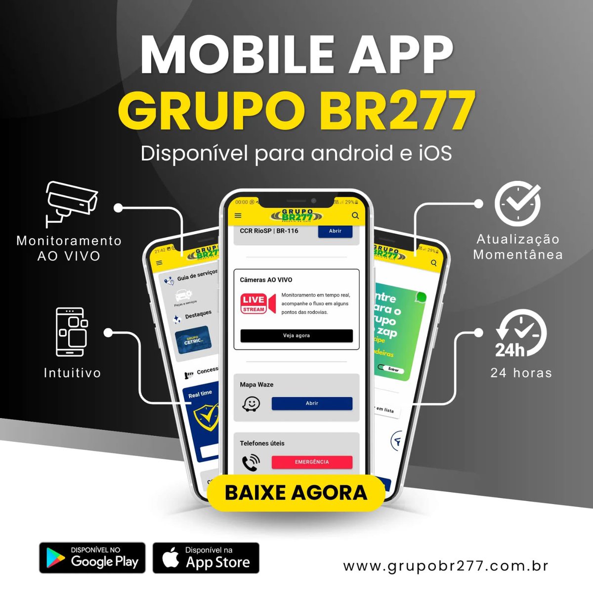 GRUPO BR 277 - ⚠️BR 277 Na tarde desta quinta feira (7)