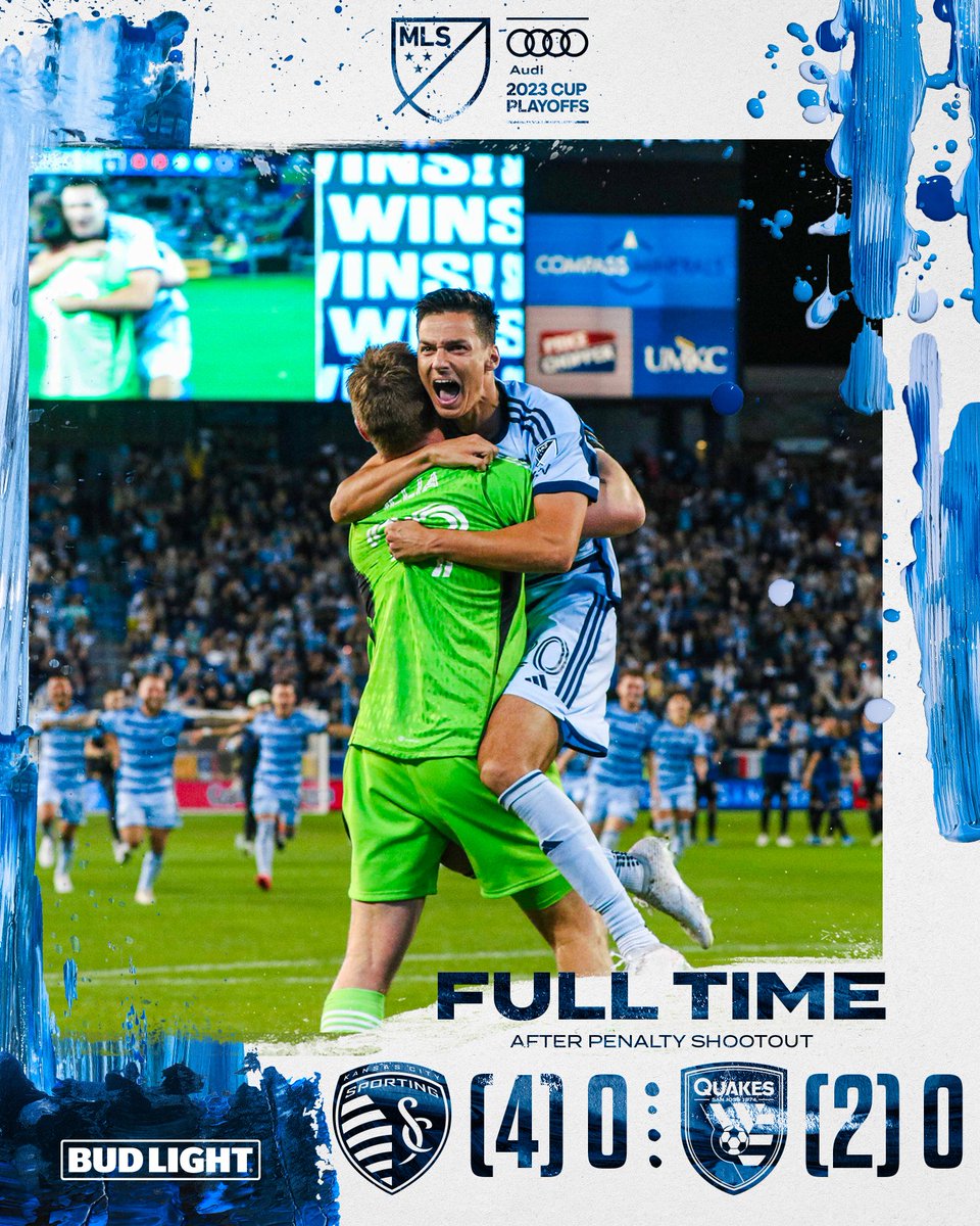 SportingKC's tweet photo. FULL TIME FROM KANSAS CITY!!!!

#PaintTheWall | @budlight https://t.co/MehEkbCh7Z