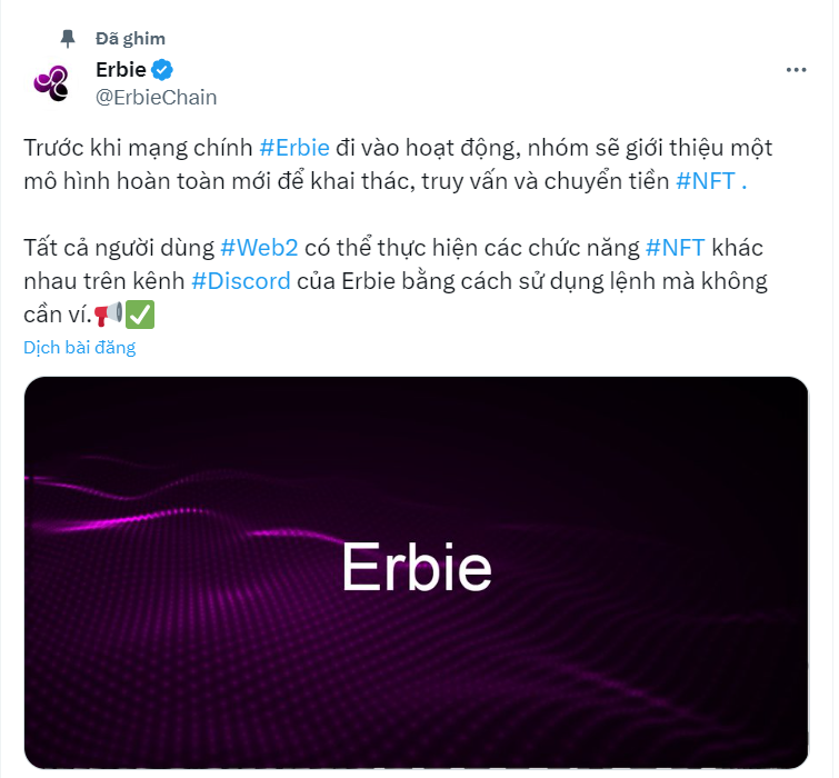 suparinee99's tweet photo. Update #Erbie testnet chính thức dừng testnet chuẩn bị chuyển sang mainnet.
Mọi người có thể vào leaderboard để check xem mình được bao nhiêu EXP nhé. sắp tới sẽ quy đổi sang token chính.
Kèo khá ít ae làm nên khả năng quà sẽ to. Con hàng raise đc 10M$.
Chúc ae may mắn
#Mainnet #uptrend #BTC #LINK #Binance